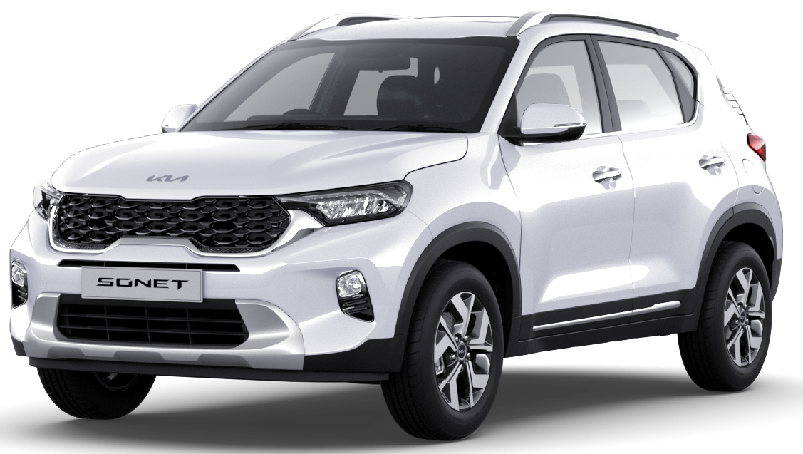 White rental SUV